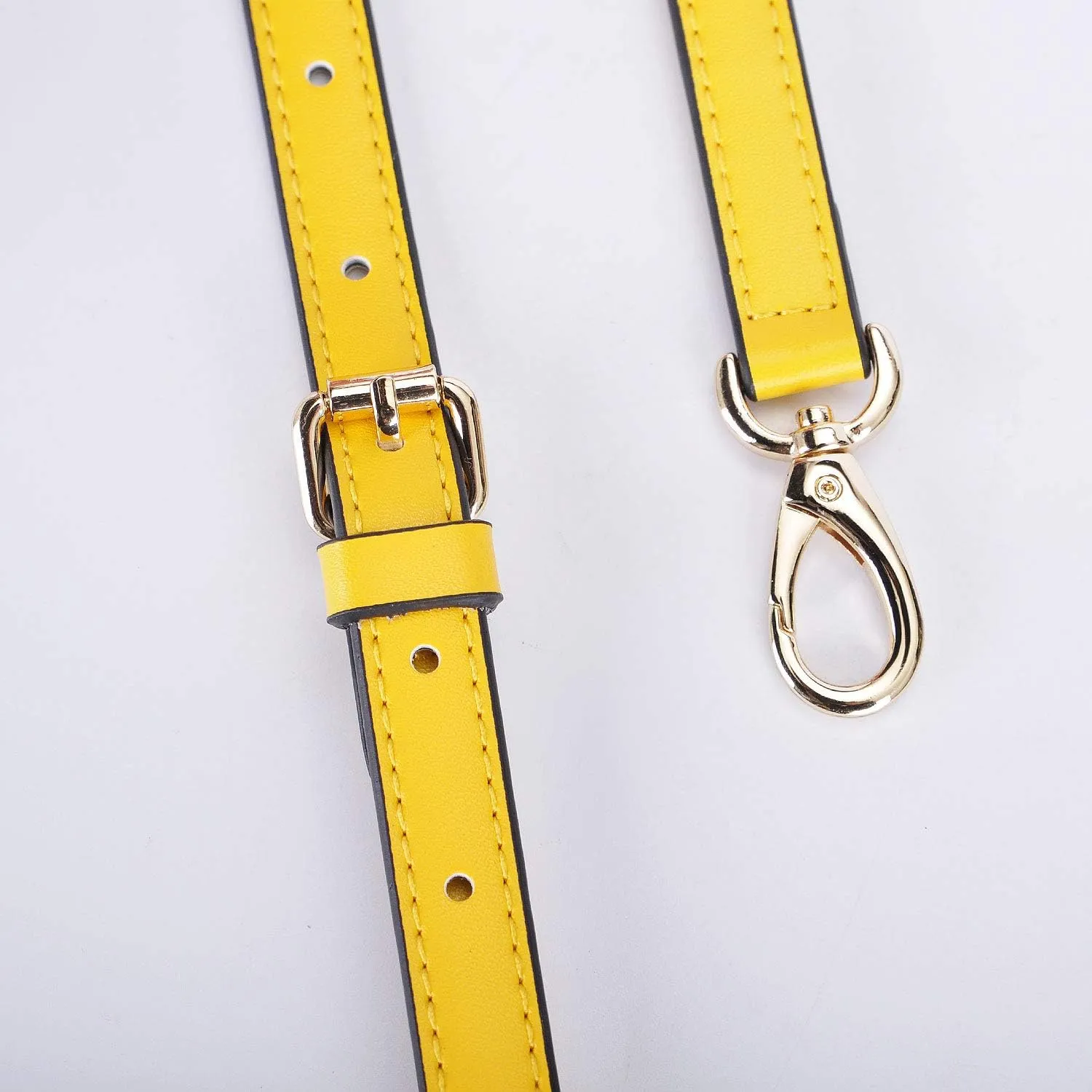 VanEnjoy Genuine Leather Adjustable Purse Strap Replacement for Cross Body Bag Handbag - 3/5 inch Wide,51 inches Long