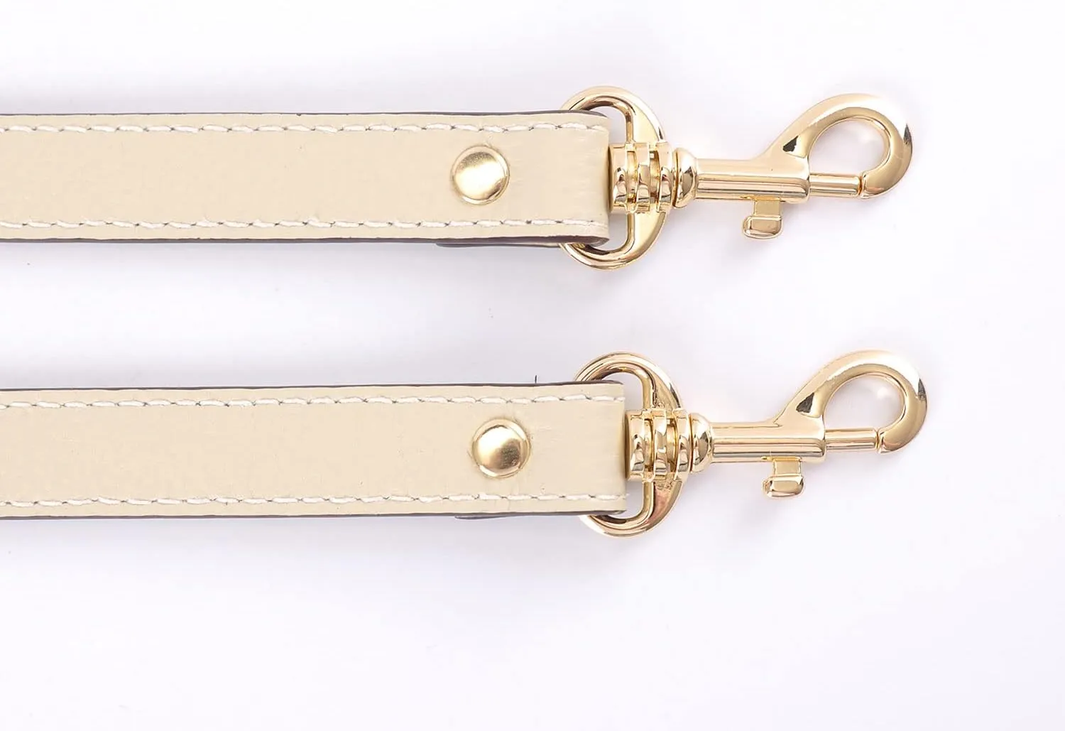 VanEnjoy Pair Full Grain Leather Replacement Strap For Handbags Purse Bags-26“Long,0.71" Wide