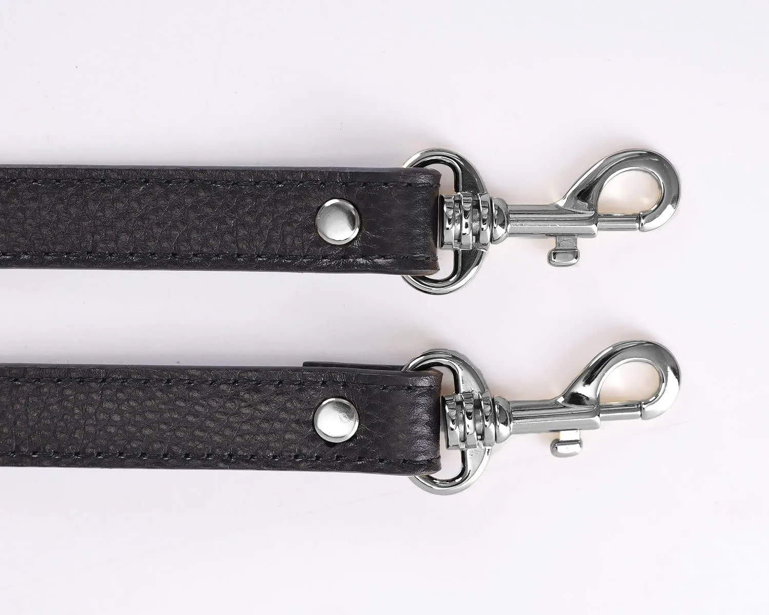VanEnjoy Pair Full Grain Leather Replacement Strap For Handbags Purse Bags-26“Long,0.71" Wide