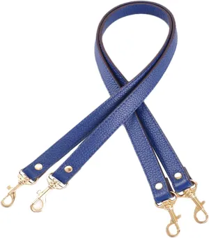 VanEnjoy Pair Full Grain Leather Replacement Strap For Handbags Purse Bags-26“Long,0.71" Wide