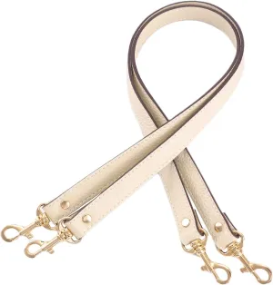 VanEnjoy Pair Full Grain Leather Replacement Strap For Handbags Purse Bags-26“Long,0.71" Wide