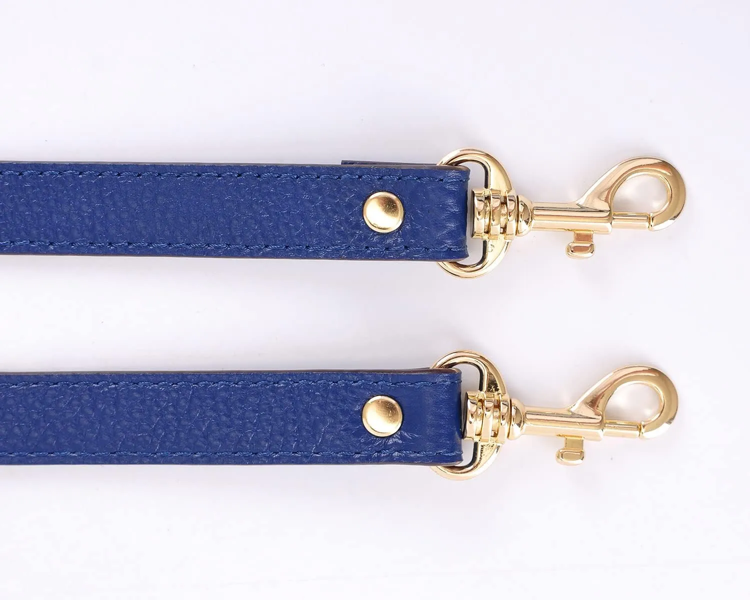 VanEnjoy Pair Full Grain Leather Replacement Strap For Handbags Purse Bags-26“Long,0.71" Wide