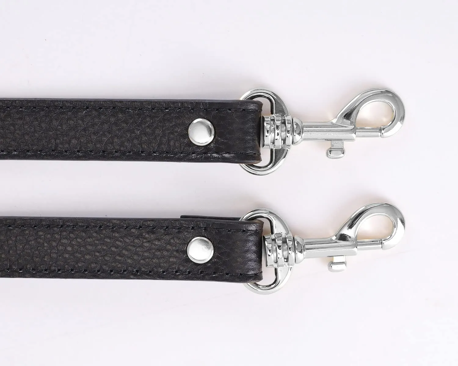 VanEnjoy Pair Full Grain Leather Replacement Strap For Handbags Purse Bags-26“Long,0.71" Wide