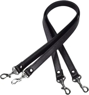 VanEnjoy Pair Full Grain Leather Replacement Strap For Handbags Purse Bags-26“Long,0.71" Wide