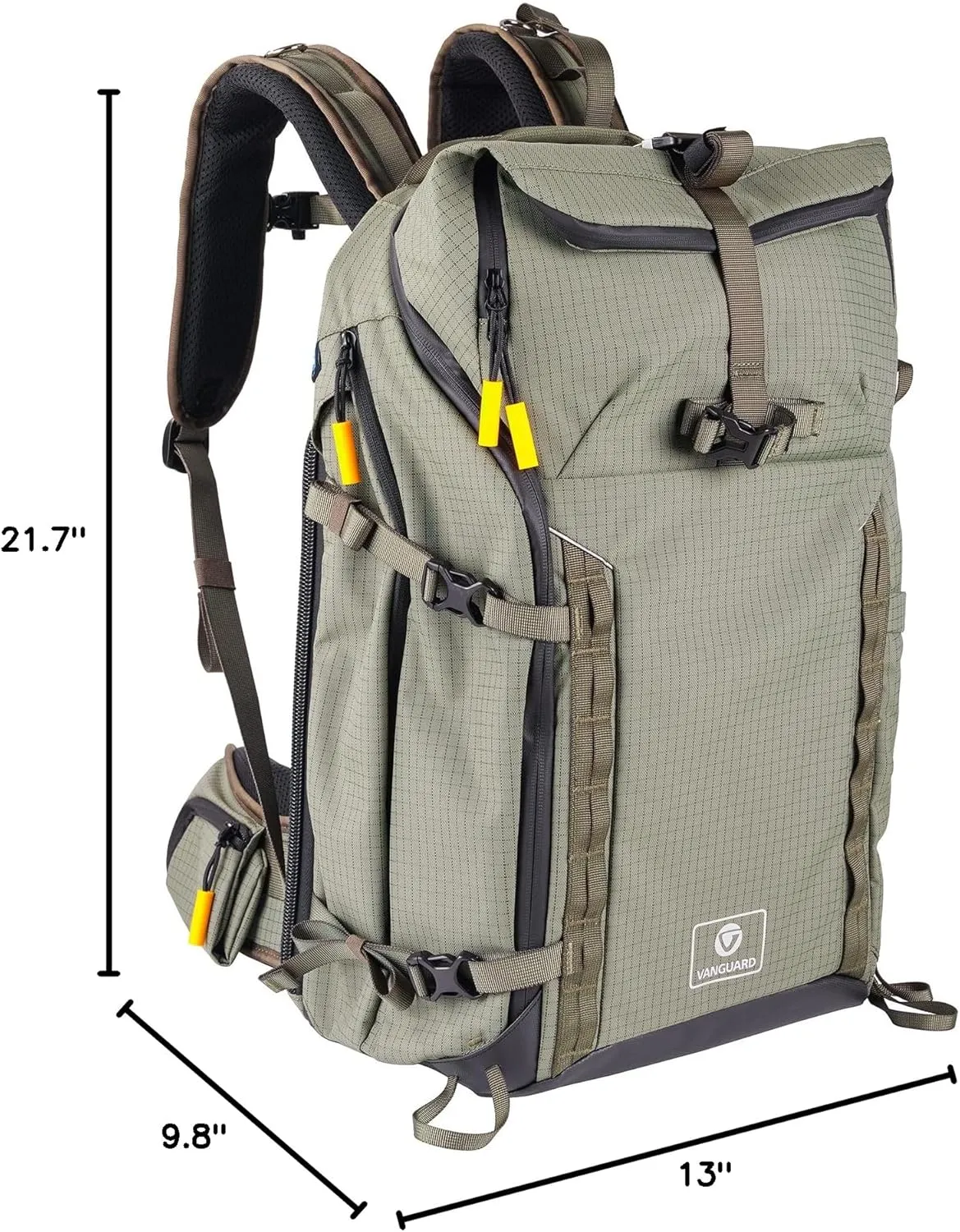 Vanguard VEO Active 53 Camera Backpack, Khaki Green