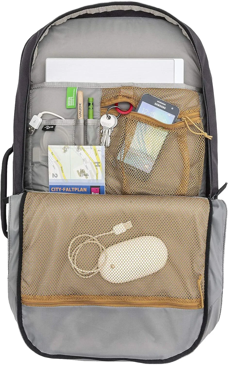 VAUDE Mundo Carry-on 38 Backpack30-39L - Olive, One Size