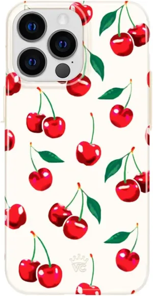 VELVET CAVIAR for iPhone 13 Pro Max Case Cherry - Compatible with MagSafe - 10ft Drop Tested - Red Cherries