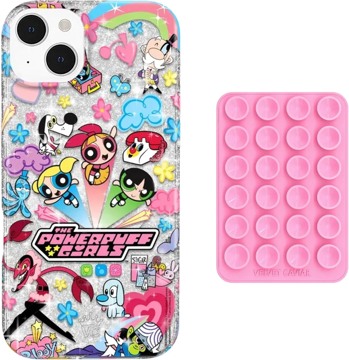 VELVET CAVIAR MagSafe Suction Phone Mount   iPhone 14 Case (Bundle - The PPG Girl Power)