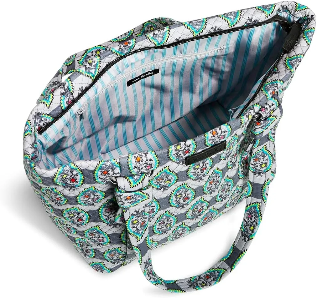 Vera Bradley Cotton Hadley East West Tote Bag