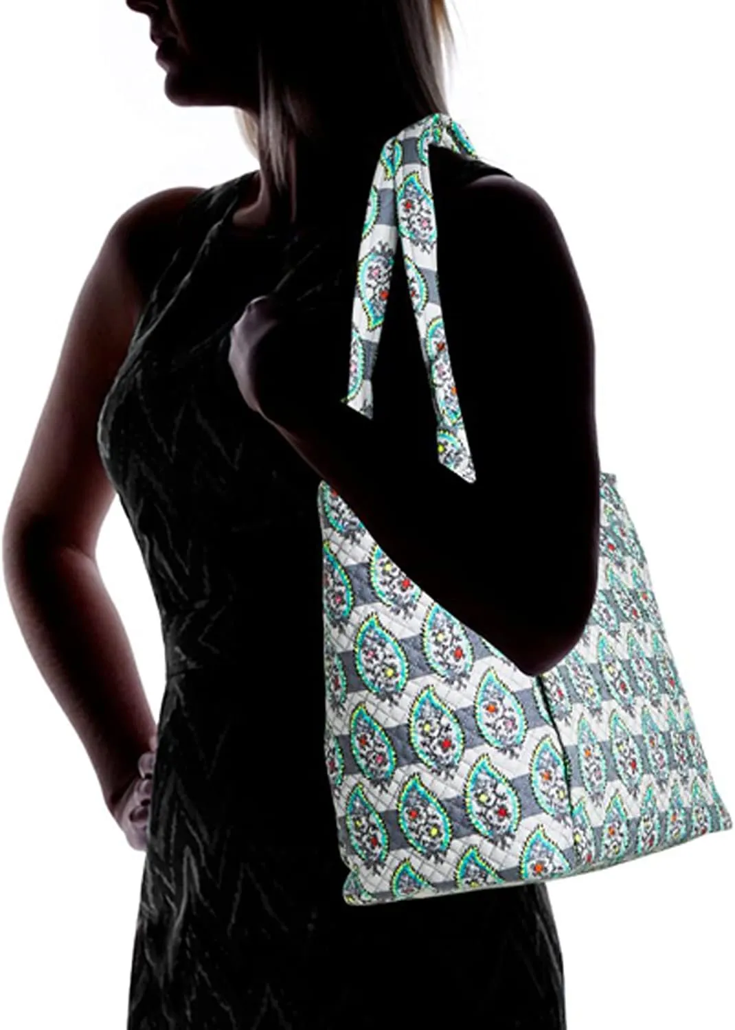 Vera Bradley Cotton Hadley East West Tote Bag