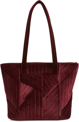 Vera Bradley Women's Velvet Small Vera Tote Bag