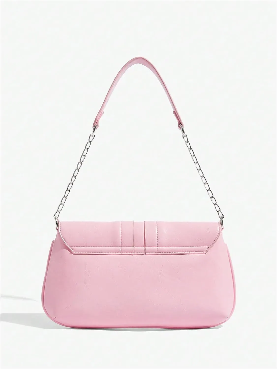 Verdusa Women's Bow Underarm Shoulder Bags Punk Studded PU Leather Bag