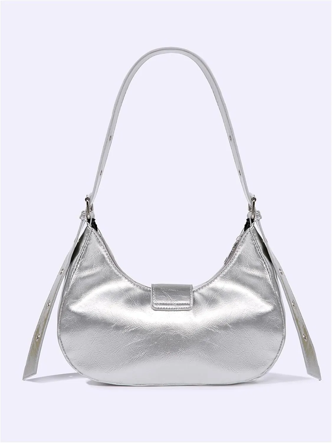 Verdusa Women's Studded PU Leather Clutch Shoulder Tote Handbag Adjustable Strap Boho Bags