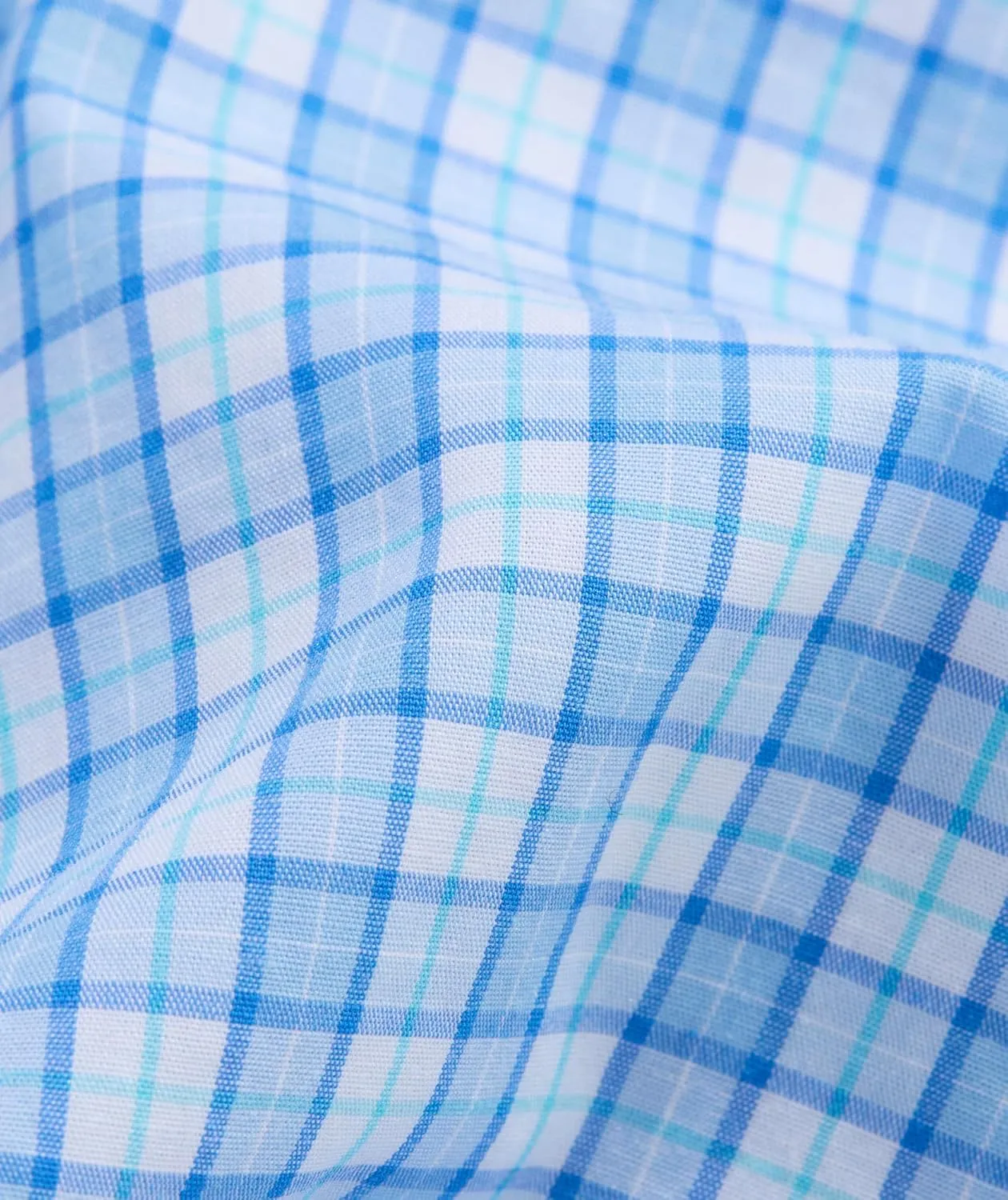 vineyard vines Men's Tobago Check Perfect Wash Poplin Shirt
