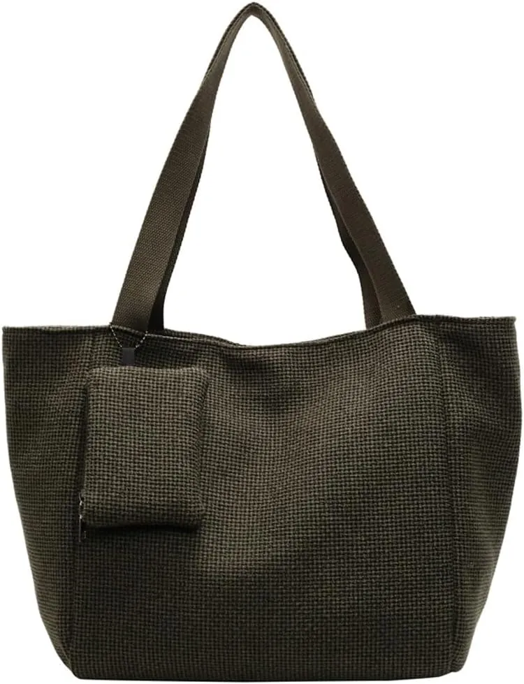 Vintage Durable Nylon Underarm Bag Small Zipper Pocket Shoulder Bag Commuter Outdoor Trip Tote Bags for Women 2025