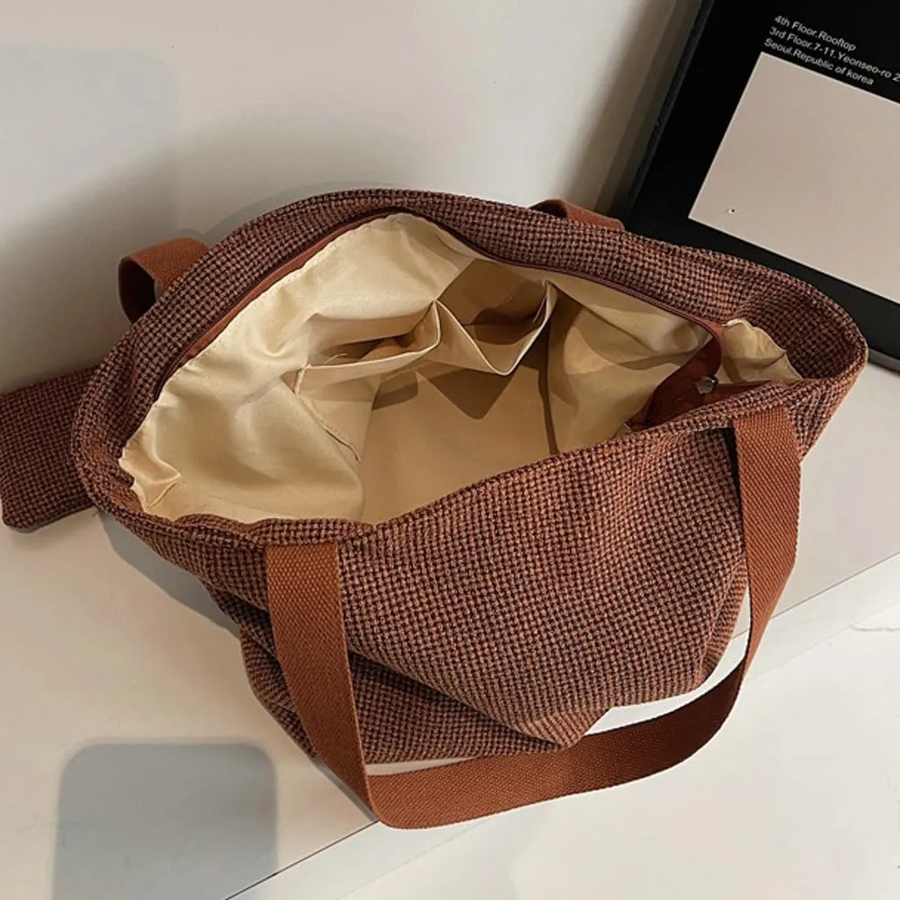 Vintage Durable Nylon Underarm Bag Small Zipper Pocket Shoulder Bag Commuter Outdoor Trip Tote Bags for Women 2025