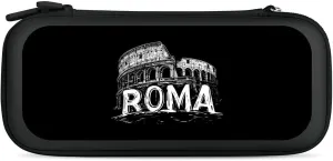 Vintage Roman Architecture Compatible with Switch Carrying Case Hard Travel Game Bag Pouch with 15 Games Accessories
