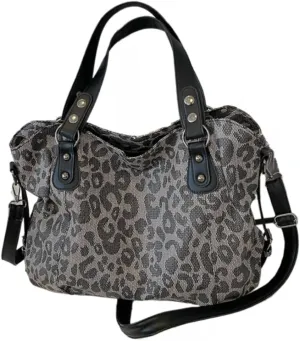 Vintage Tote Bag Y2k Leather Tote Bag Women Crossbody Bags Grunge Studded Purse Goth Accessories Brown Suede Handbag