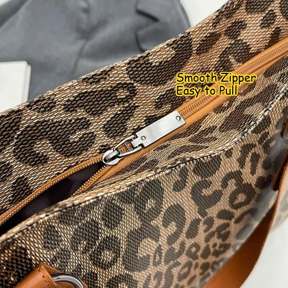 Vintage Tote Bag Y2k Leather Tote Bag Women Crossbody Bags Grunge Studded Purse Goth Accessories Brown Suede Handbag