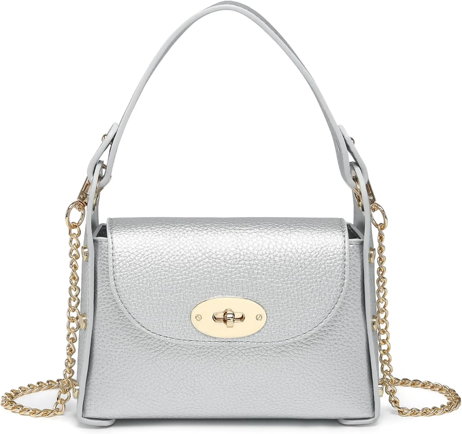 VONMAY Women Small Crossbody Bag Studded Evening Bags Clutch Purse Mini Satchel Handbag for Wedding Prom Cocktail Party