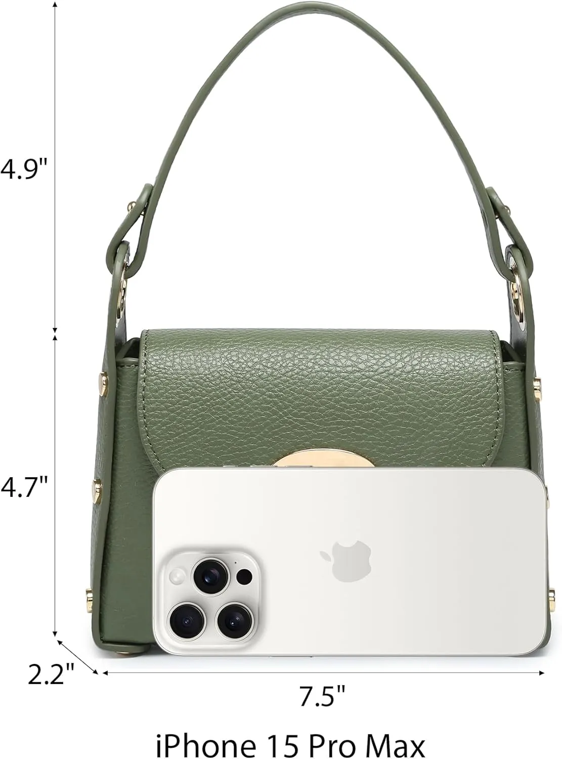 VONMAY Women Small Crossbody Bag Studded Evening Bags Clutch Purse Satchel Handbag for Wedding Prom Cocktail Party