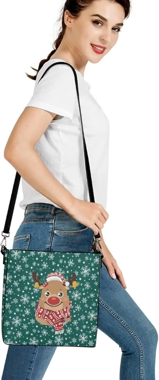 Waterproof Bucket Bags for Women, Crossbody Bag for Women Handbags PU Leather Shoulder Bags, 11”x 4.5”x 11.4”