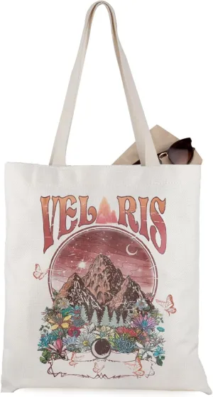 WCGXKO Book Lover Gift Literature Themed Tote Bag Book Bag Bookworm Merch