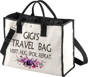 WCGXKO Gigi Mother’s Day Merchandise Grandma Cosmetics Bag Toiletry Bag for Traveling (GIGI'S TRAVEL LT)