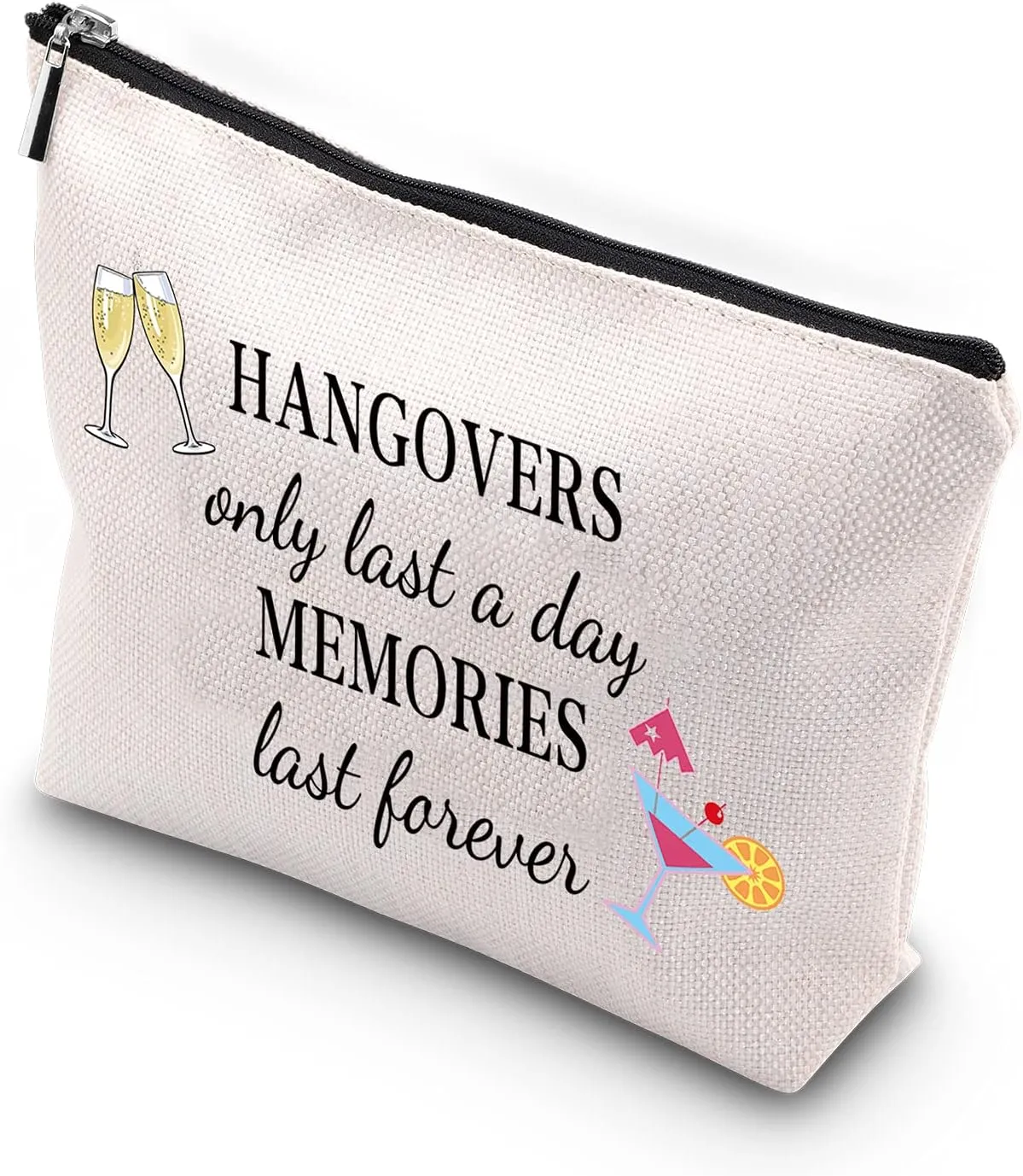 WCGXKO Hangover Gift Bachelorette Hangover Kit Bags Hangovers Only Last A Day Memories Last Forever (Hangovers Only)