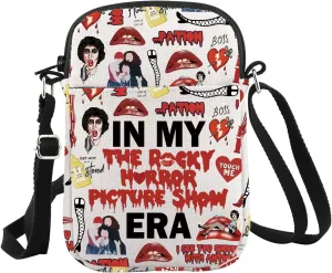 WCGXKO Horror Movie Inspired Crossbody Bag Sci-Fi Movie Gift Scary Movie Gift