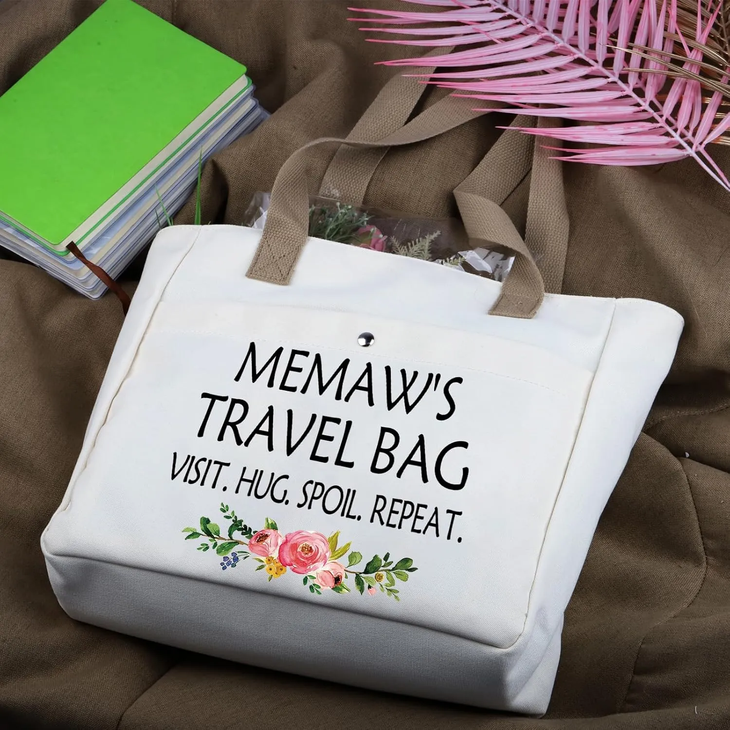 WCGXKO Mother’s Day Gift Grandma Birthday Gift Mother’s Day Merchandise Tote Bag Travel Bag For Grandma