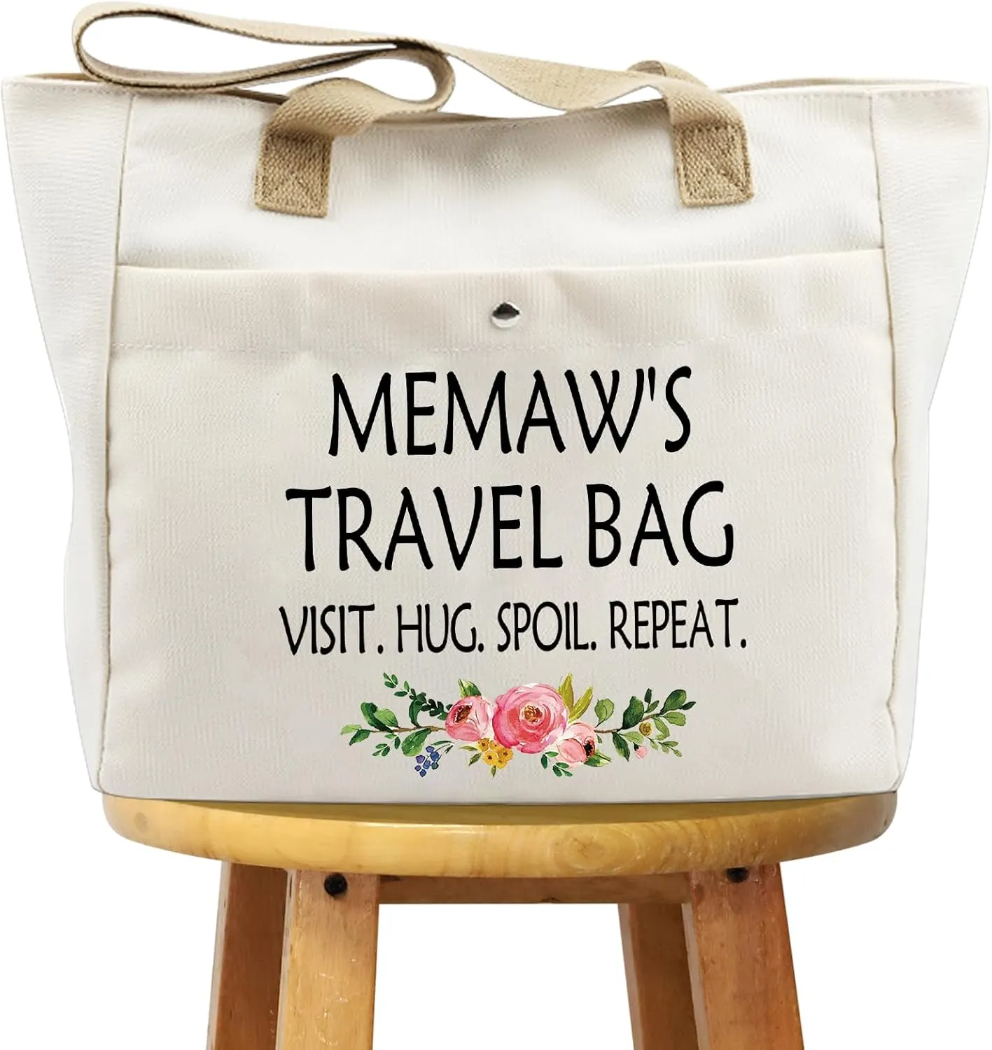 WCGXKO Mother’s Day Gift Grandma Birthday Gift Mother’s Day Merchandise Tote Bag Travel Bag For Grandma
