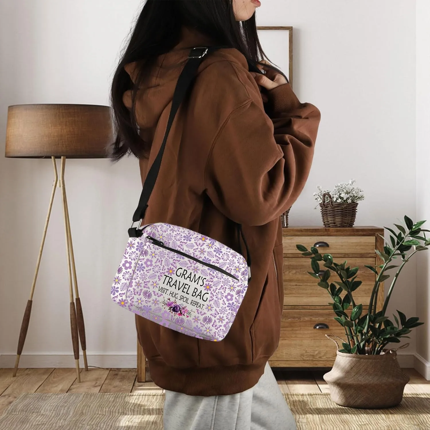 WCGXKO Mother’s Day Gift Grandma Birthday Gift Mother’s Day Merchandise Tote Bag Travel Bag For Grandma