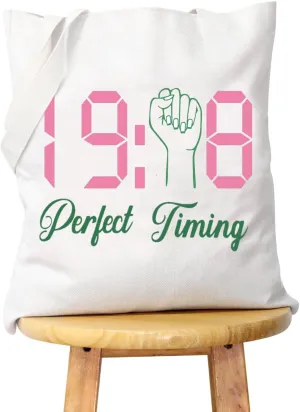 WCGXKO Sorority Gift Sorority Tote Bag Sorority Merchandise (Perfect 08 tote)