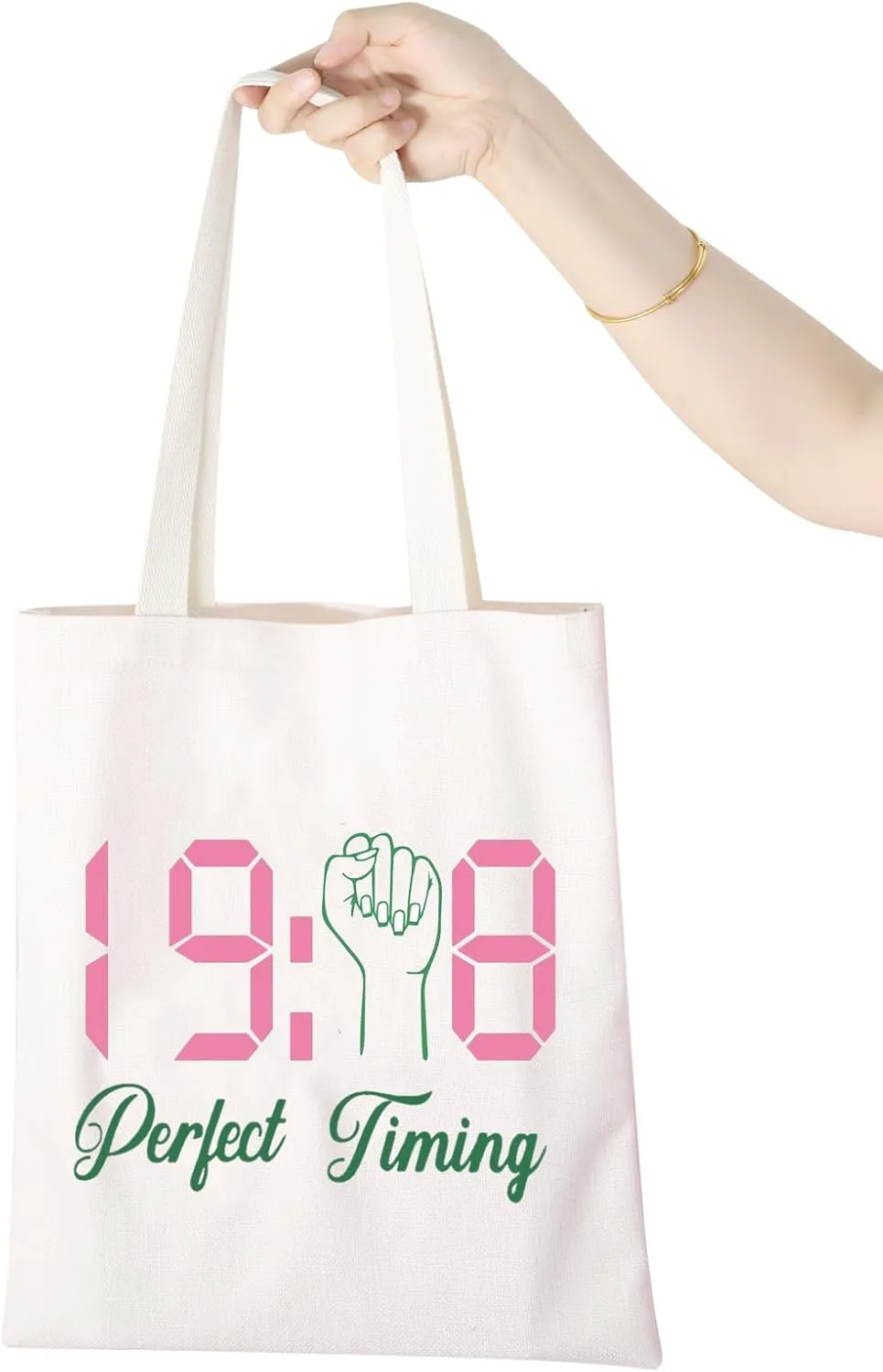 WCGXKO Sorority Gift Sorority Tote Bag Sorority Merchandise (Perfect 08 tote)