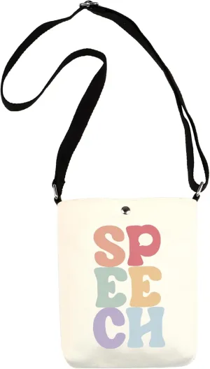 WCGXKO Speech Therapist Gift SPPECH Tote Bag For SLP Speech Therapy Student SLP Graduation Gift