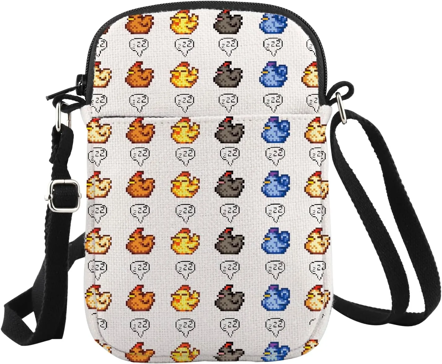 WCGXKO Video Game Inspired Crossbody Bag Valley Chicken Gift Chicken Lover Gift for Gamer