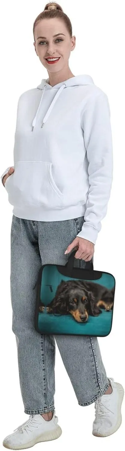 West Indian Manatees Laptop Bag Case,13/14/15.6 Inch Laptop Messenger Shoulder Bags Durable Computer Bags For Women Men