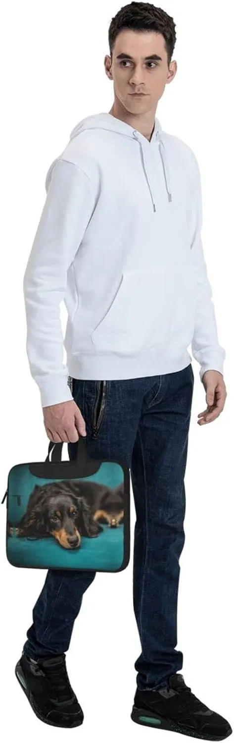 West Indian Manatees Laptop Bag Case,13/14/15.6 Inch Laptop Messenger Shoulder Bags Durable Computer Bags For Women Men
