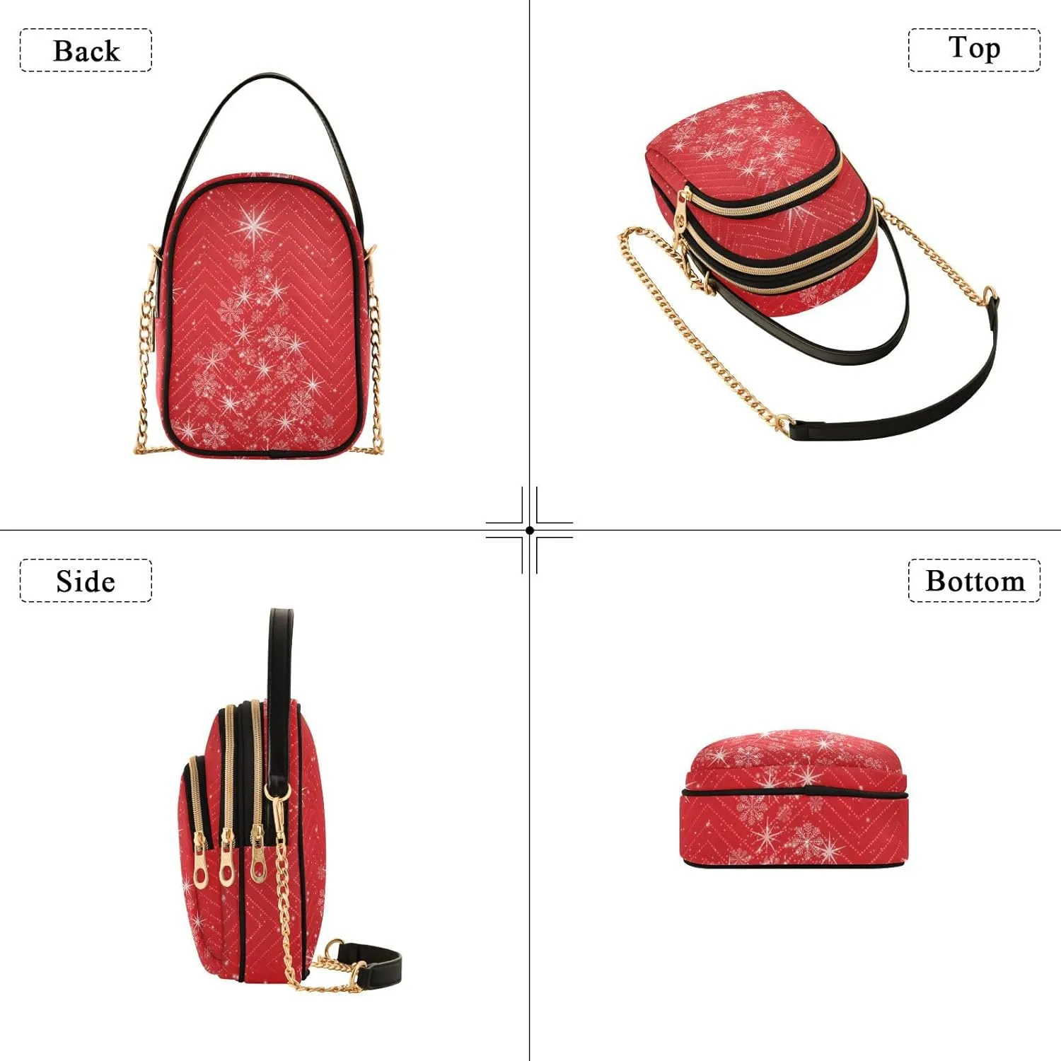 WIHVE Small Crossbody Bags Shoulder Bag for Women with Chain Strap