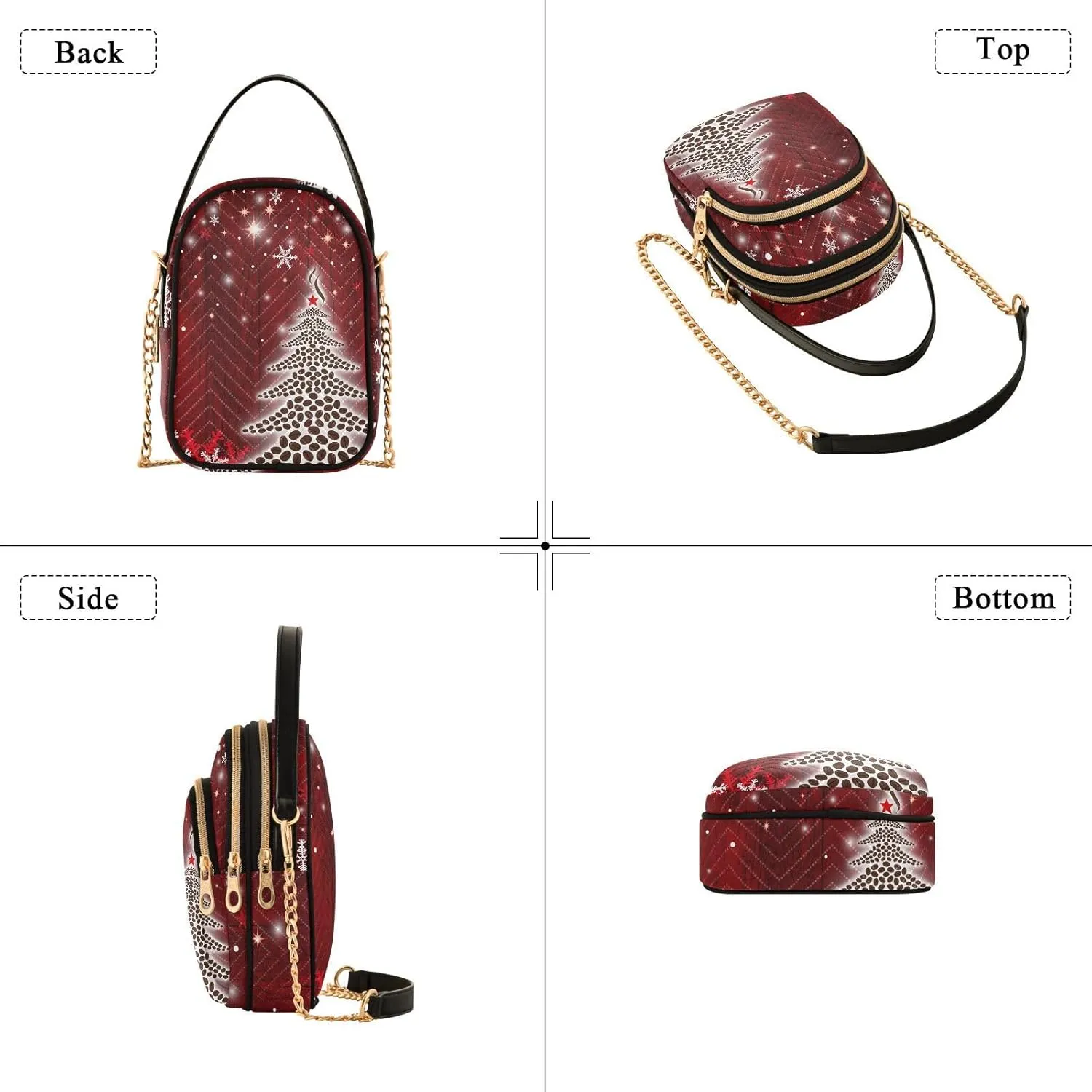 WIHVE Small Crossbody Bags Shoulder Bag for Women with Chain Strap