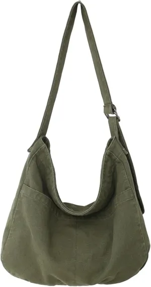 Women Casual Canvas School Crossbody Bags