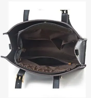 Women Crossbody Bags Pattern Zipper Metal Hardware Handbags Commuting Leather Shoulder Bag Cross-Body Bag Pu Leather