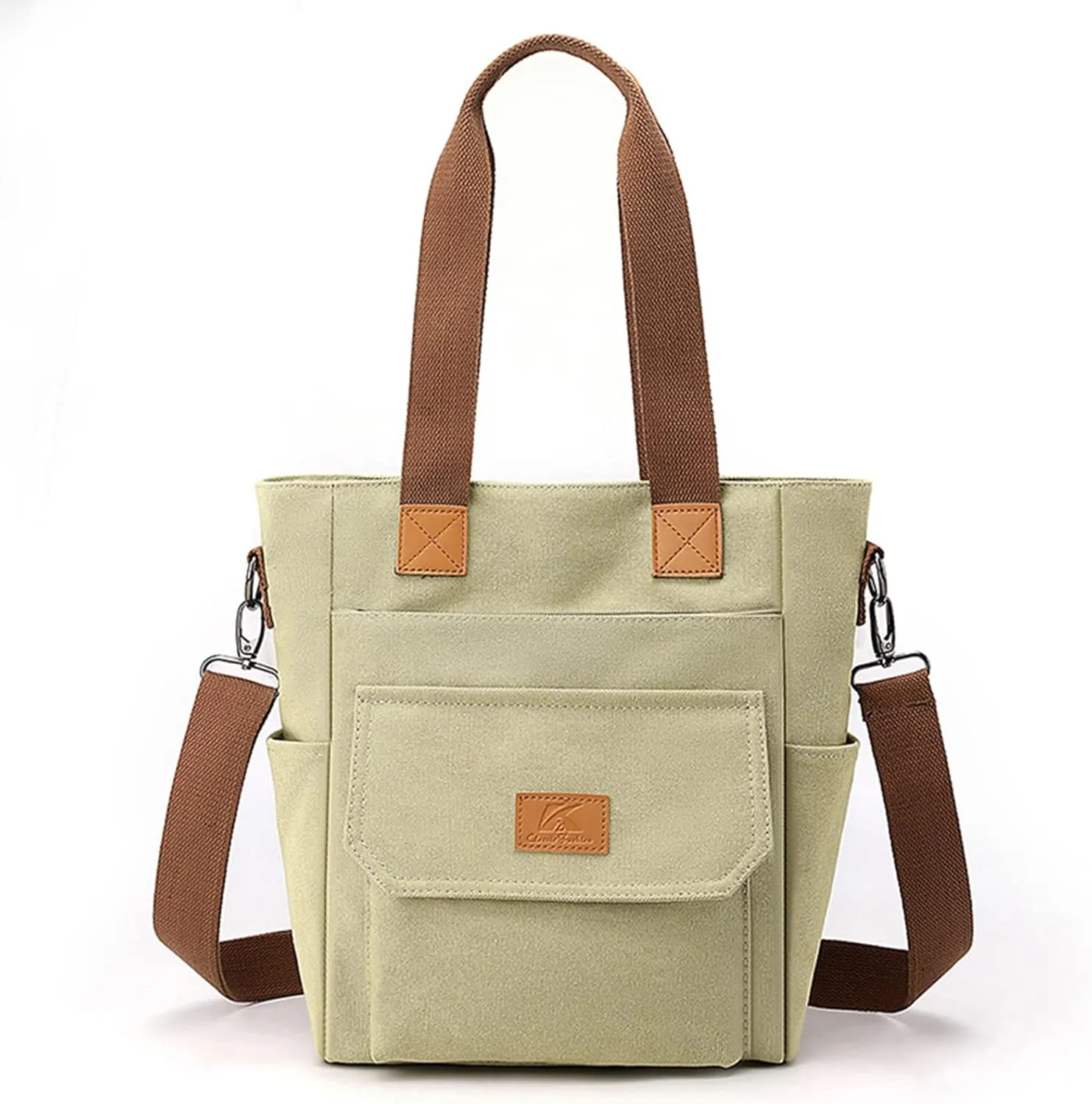 Women Handbag Canvas Shoulder Bag Casual Top Handle Bag