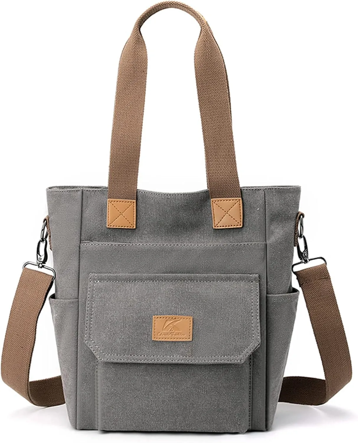 Women Handbag Canvas Shoulder Bag Casual Top Handle Bag