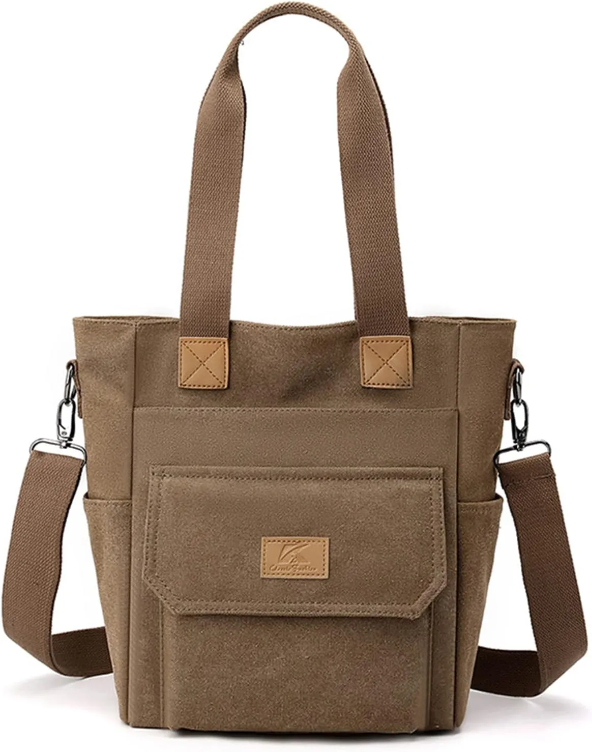 Women Handbag Canvas Shoulder Bag Casual Top Handle Bag