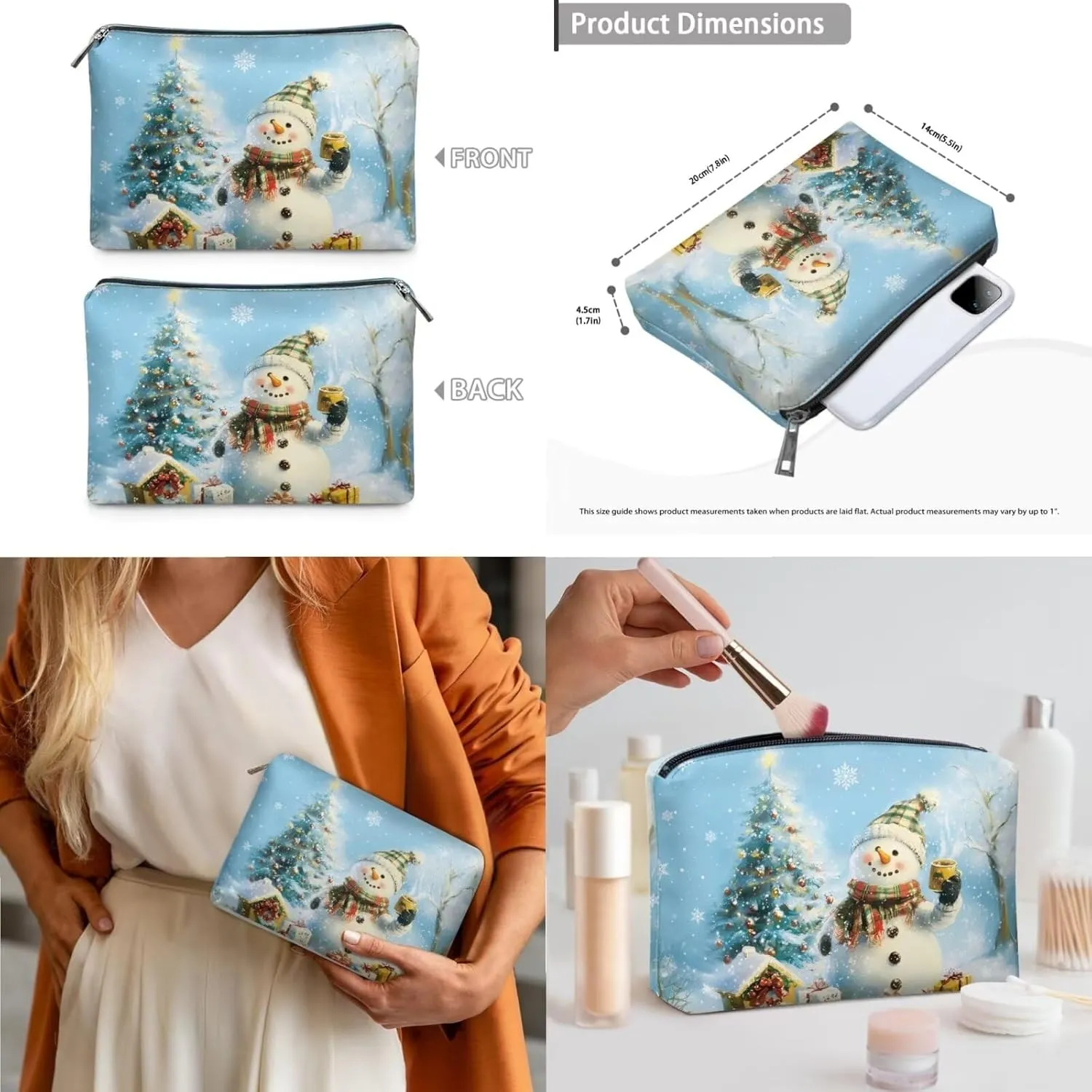 Women Handbags Purses Large Top Handle Bags/PU Leather Long Wallets/Small Make Up Pouch