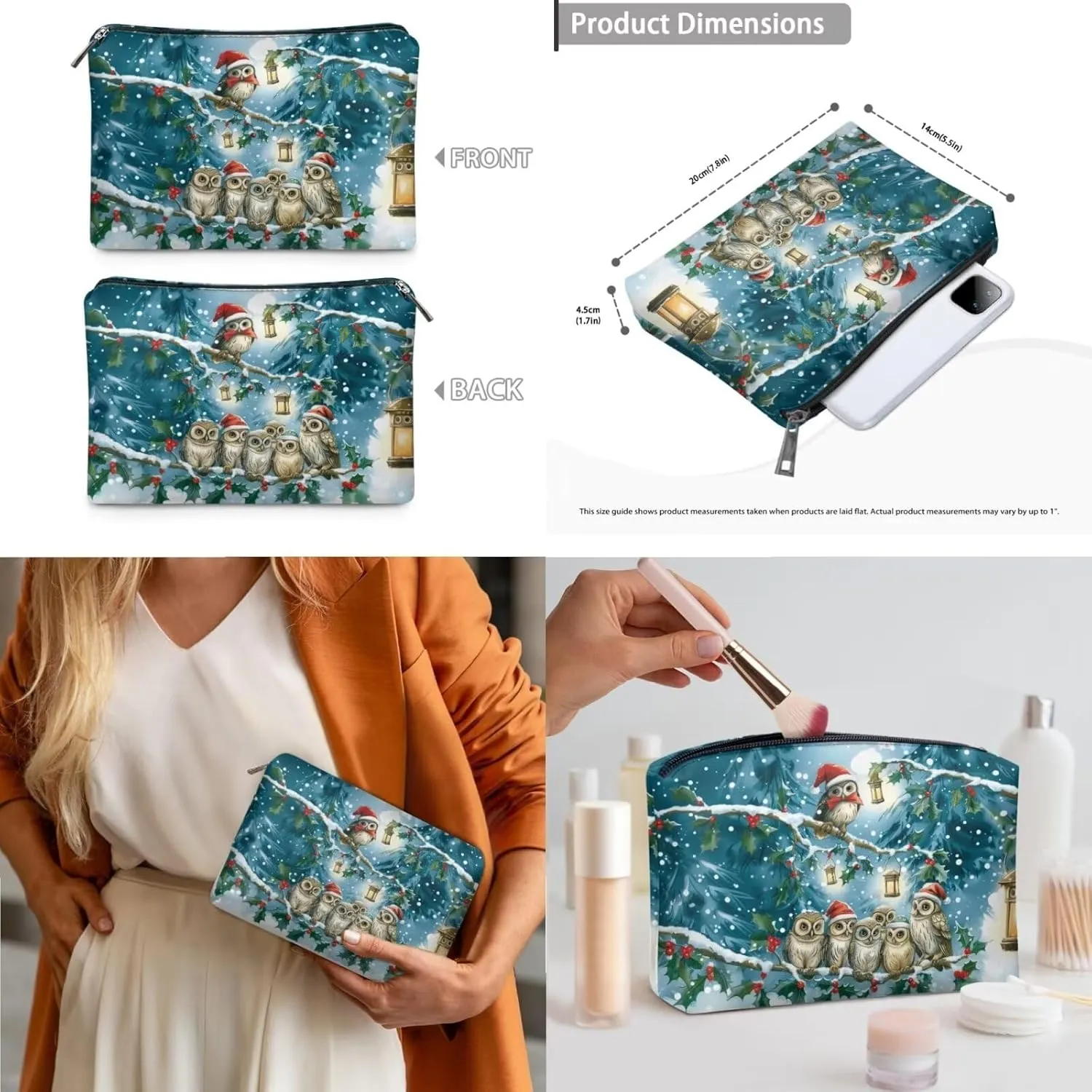 Women Handbags Purses Large Top Handle Bags/PU Leather Long Wallets/Small Make Up Pouch
