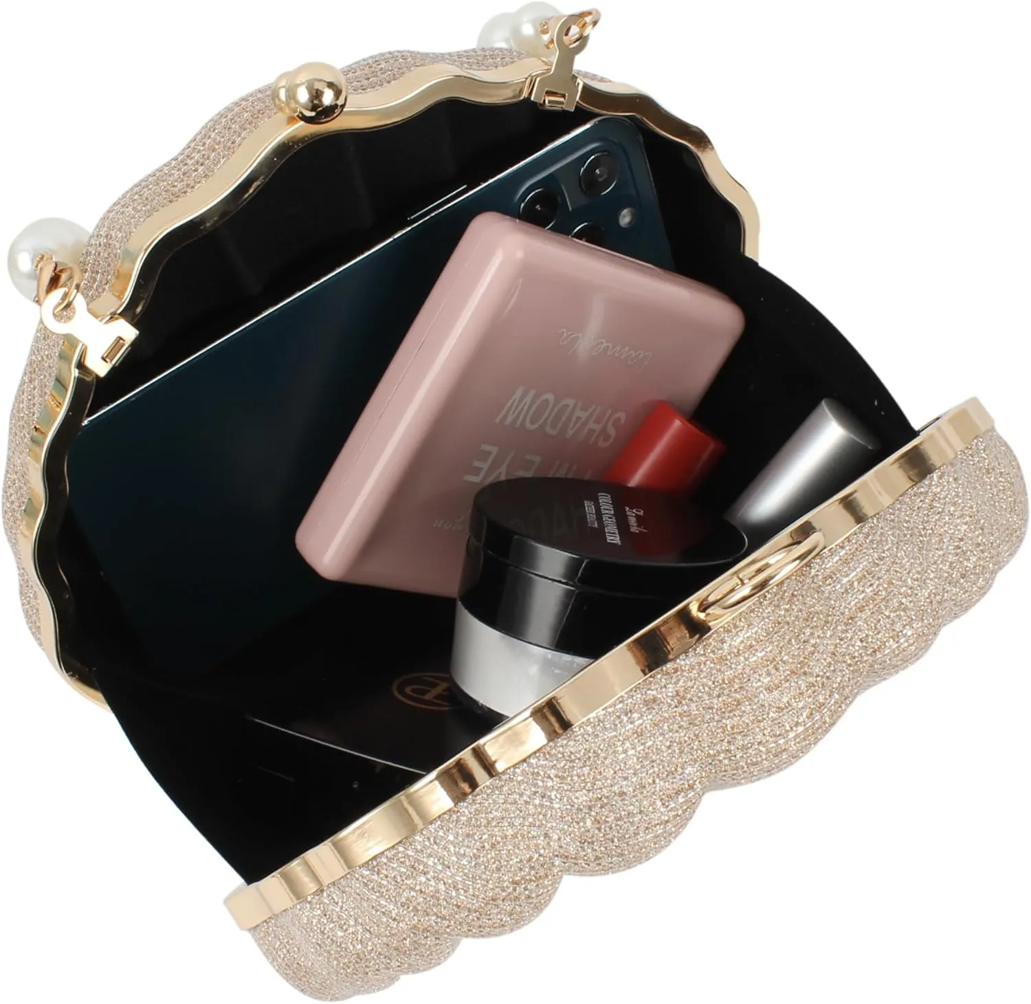 Women Mini Seashell Evening Clutch Top-Handle Bag Cross-body Bag