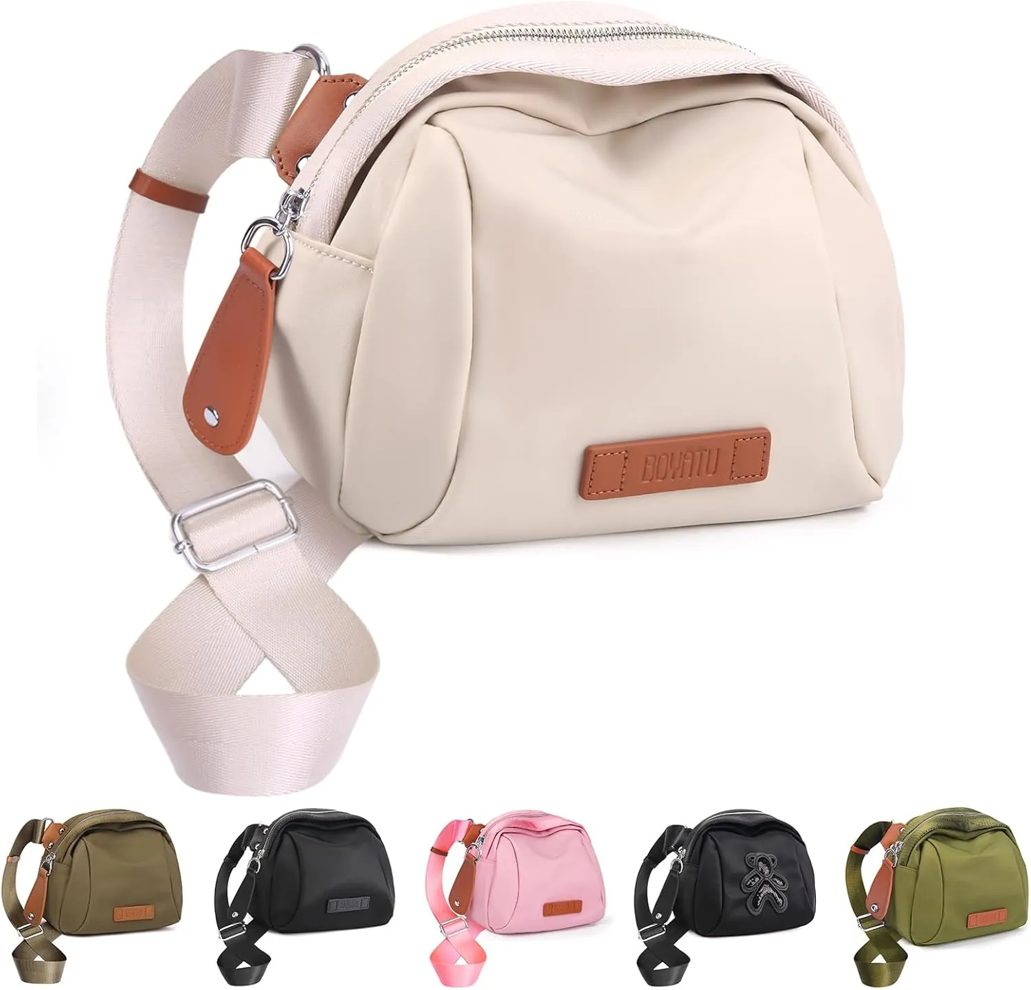 Women Purses Small Crossbody Bags: Trendy Crossbody Bags for Travel with Smooth Zipper - Vintage Shoulder Bags…